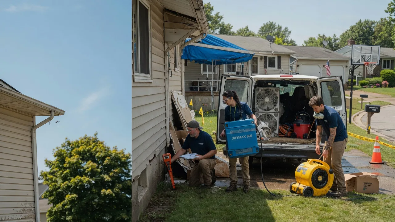 Ceiling Leak Cleanup in Clyde, NY near me